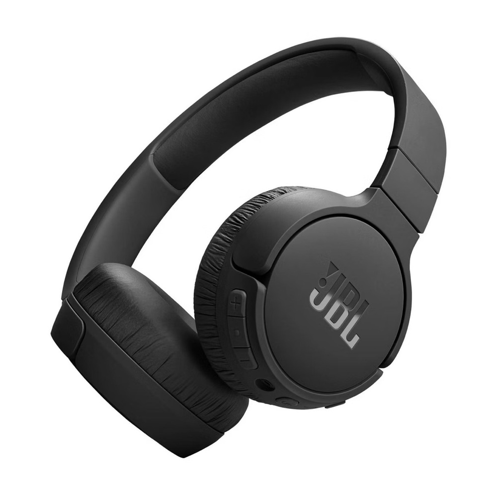 NEW JBL Tune 670NC Bluetooth Wireless On-Ear Headphones - Black: USB-C, 70 Hr